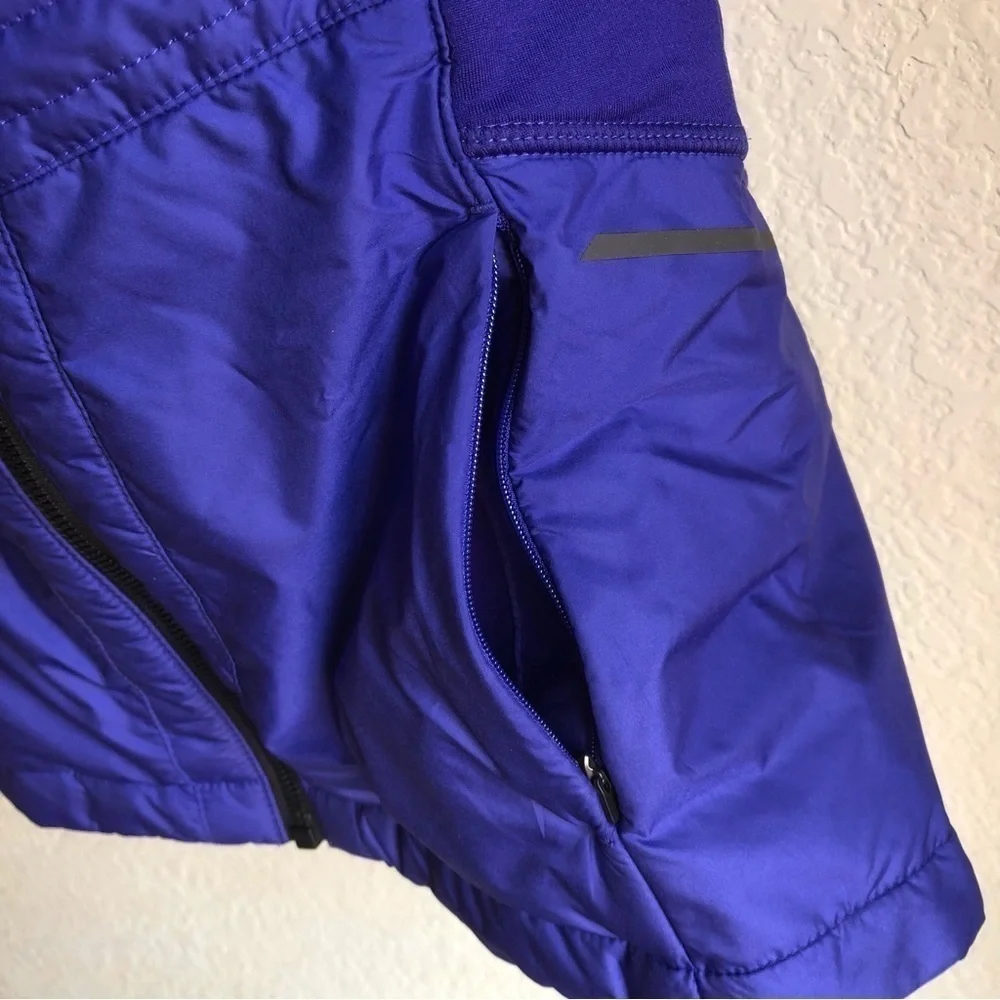 Athleta indigo zip up sprinter vest xxs
